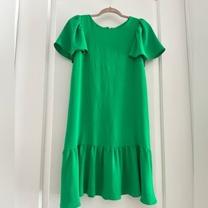 DKNY green skater dress size 4